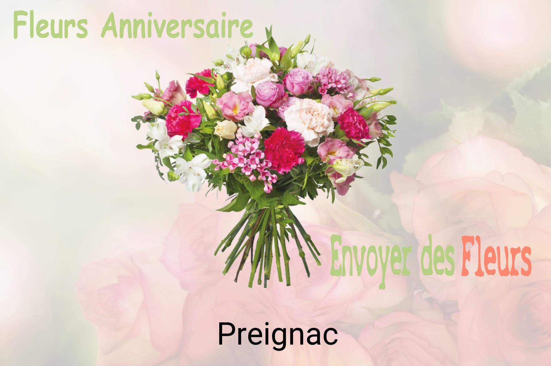 Bouquet de fleurs d’anniversaire livré à Preignac